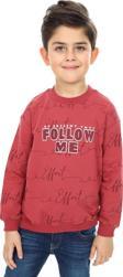 Toontoy Erkek Çocuk Baskılı Sweatshirt