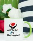 Hediyelen Acil Yardım Ve Afet Yönetimi Kupa Bardak Yeşil