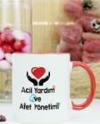 Hediyelen Acil Yardım Ve Afet Yönetimi Kupa Bardak Kırmızı