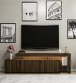 Meltem Çelik - Bmdekor Tv Sehpası Buğra Ceviz Led Işıklı 192 Cm
