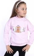 Toontoy Kız Çocuk Baskılı Sweatshirt