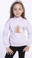Toontoy Kız Çocuk Baskılı Sweatshirt
