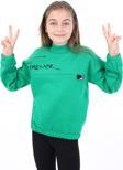 Toontoy Kız Çocuk Baskılı Sweatshirt