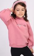 Toontoy Kız Çocuk Baskılı Sweatshirt