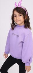 Toontoy Kız Çocuk Baskılı Sweatshirt