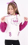 Toontoy Kız Çocuk Baskılı Sweatshirt