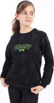Toontoy Kız Çocuk Baskılı Sweatshirt