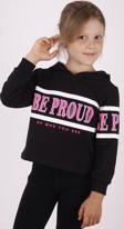 Toontoy Kız Çocuk Be Proud Baskılı Sweatshirt