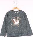 Toontoy Kız Çocuk Çanta Nakışlı Sweatshirt