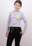Toontoy Kız Çocuk Girl Baskılı Sweatshirt 
