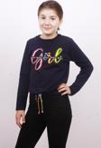 Toontoy Kız Çocuk Girl Baskılı Sweatshirt 