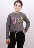 Toontoy Kız Çocuk Girl Baskılı Sweatshirt 