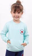 Toontoy Kız Çocuk Göğsü Kalp Nakışlı Sweatshirt