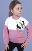Toontoy Kız Çocuk Garnili Baskılı Sweatshirt