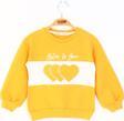 Toontoy Kız Çocuk Kalp Nakışlı Sweatshirt