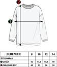 Toontoy Kız Çocuk Kanguru Cepli Baskılı Sweatshirt