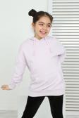 Toontoy Kız Çocuk Kanguru Cepli Sweatshirt
