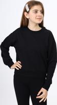 Toontoy Kız Çocuk Düşük Omuz Gazeli  Okul Sweatshirt