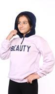 Toontoy Kız Çocuk Kapüşonlu Baskılı Sweatshirt