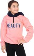 Toontoy Kız Çocuk Kapüşonlu Baskılı Sweatshirt