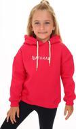 Toontoy Kız Çocuk Kapüşonlu Natural Nakışlı Sweatshirt