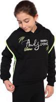 Toontoy Kız Çocuk Kapüşonlu Fermuar Detaylı Baskılı Sweatshirt