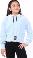 Toontoy Kız Çocuk Kapüşonlu Kadife Sweatshirt