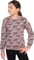 Toontoy Kız Çocuk Komple Balık Kuyruğu Baskılı Sweatshirt