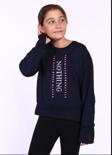 Toontoy Kız Çocuk Nakış Detaylı Sweatshirt