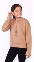 Toontoy Kız Çocuk Nakış Detaylı Sweatshirt