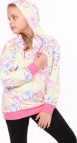 Toontoy Kız Çocuk Komple Baskılı Sweatshirt