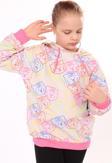Toontoy Kız Çocuk Komple Baskılı Sweatshirt