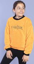 Toontoy Kız Çocuk Nakışlı Peluş Sweatshirt