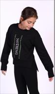 Toontoy Kız Çocuk Nakış Detaylı Sweatshirt