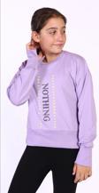 Toontoy Kız Çocuk Nakış Detaylı Sweatshirt