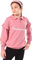 Toontoy Kız Çocuk Nakışlı Sweatshirt