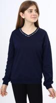 Toontoy Kız Çocuk Okul Baskılı Sweatshirt