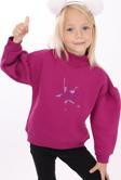 Toontoy Kız Çocuk Nakışlı Sweatshirt