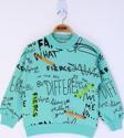 Toontoy Kız Çocuk Neon Şerit Detaylı Baskılı Sweatshirt 