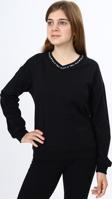 Toontoy Kız Çocuk Okul Baskılı Sweatshirt