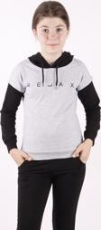 Toontoy Kız Çocuk Relax Baskılı Sweatshirt