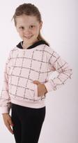 Toontoy Kız Çocuk Positive Baskılı Crop Sweatshirt