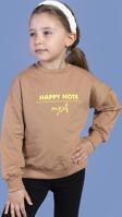 Toontoy Kız Çocuk Sırtı Baskılı Sweatshirt