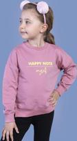 Toontoy Kız Çocuk Sırtı Baskılı Sweatshirt
