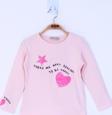 Toontoy Kız Çocuk Pul İşlemeli Sweatshirt 