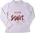 Toontoy Kız Çocuk Sweatshirt Start Varak Baskılı