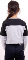 Toontoy Kız Çocuk Varaklı Girl Baskılı Sweatshirt