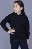Toontoy Kız Çocuk Taş İşlemeli Sweatshirt 