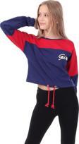 Toontoy Kız Çocuk Varaklı Girl Baskılı Sweatshirt