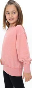 Toontoy Kız Çocuk Yıkamalı Nakışlı Sweatshirt